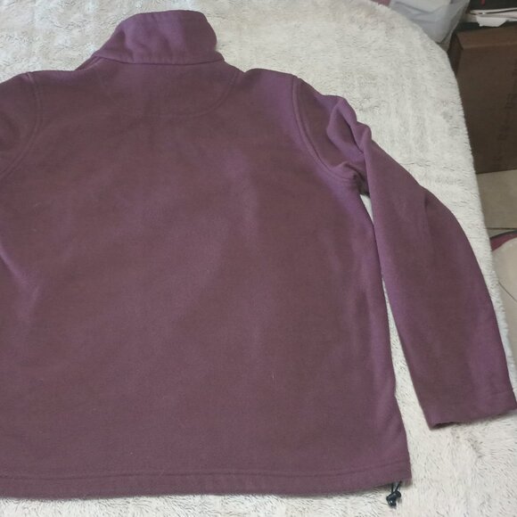 Natural Reflections Womens Fleece Purple Jacket Size XL Zip Up EUC - Picture 9 of 10